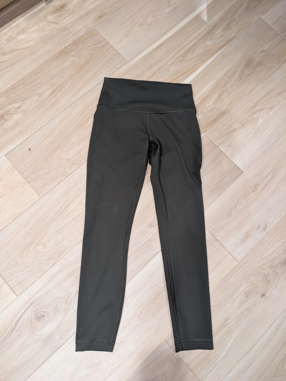 High-Waist Dark Green Lululemon Active Leggings Size 6